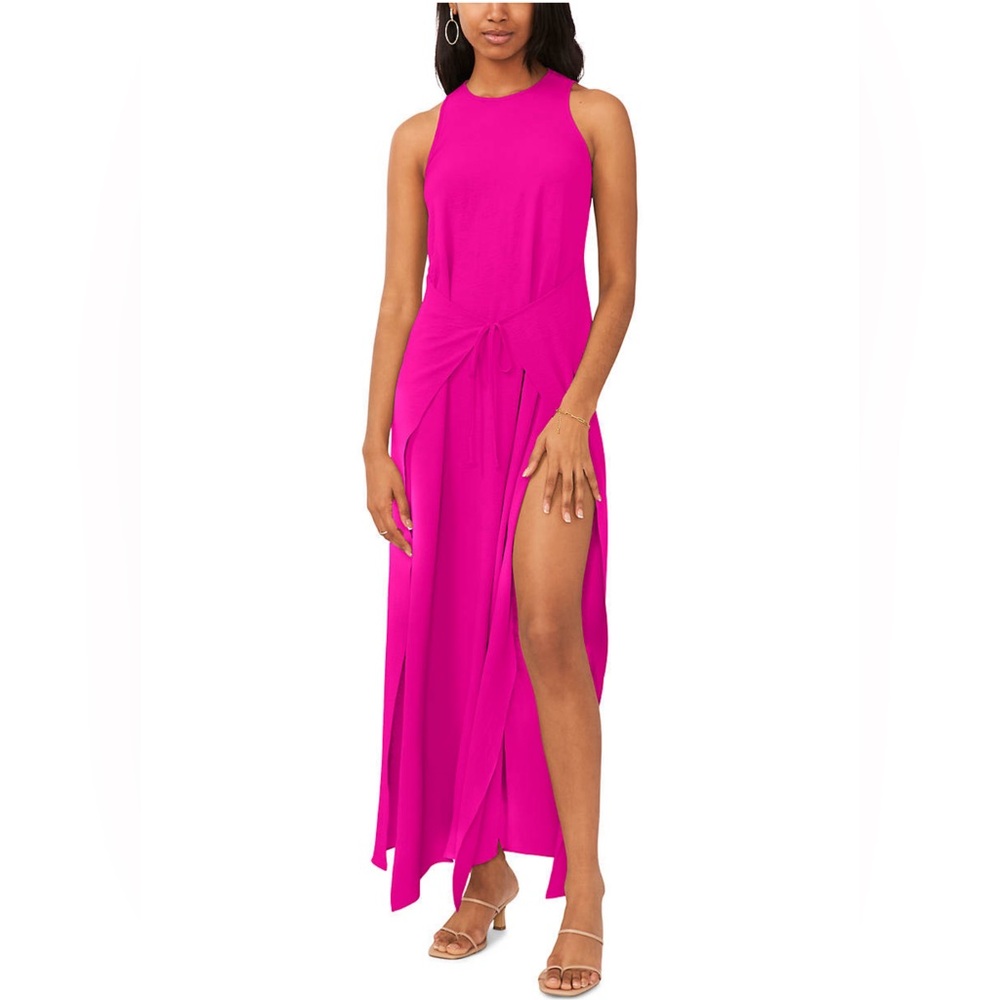 Vince Camuto Women’s tie front slit dress
